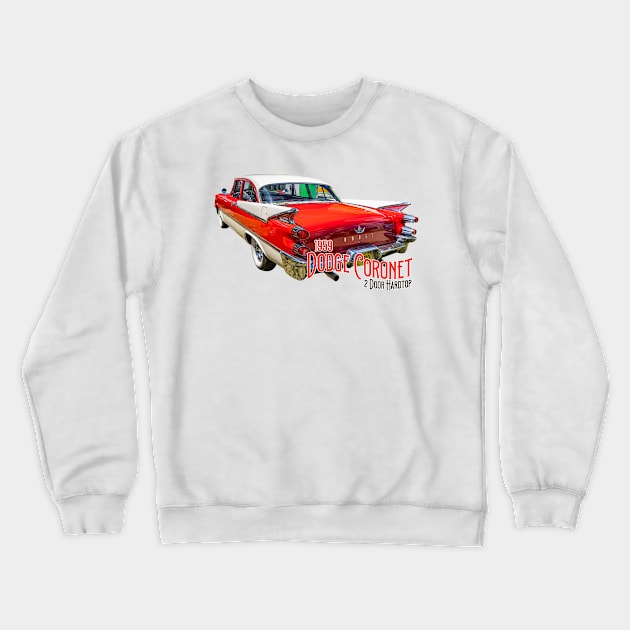 1959 Dodge Coronet 2 Door Hardtop Crewneck Sweatshirt by Gestalt Imagery